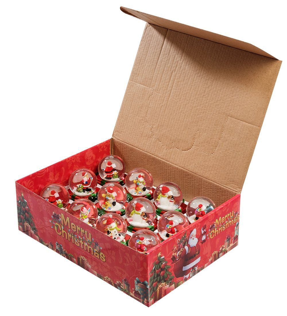PM-78 Комплект из 12 шаров со снегом «Новогодние Приключения»