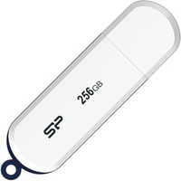 Накопитель USB Flash_256Gb Silicon Power Blaze B32 USB3.2, белый (SP256GBUF3B32V1W)