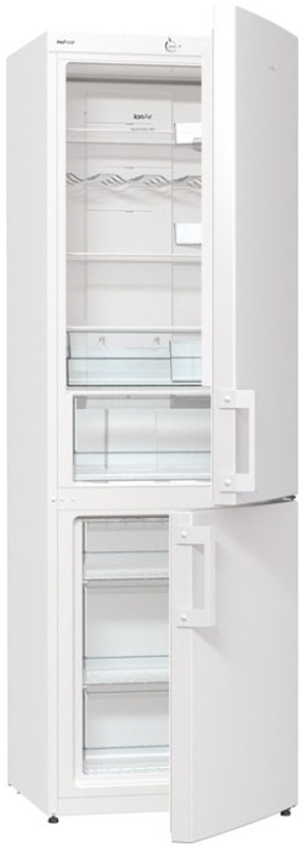 Отдельностоящий двухкамерный холодильник Gorenje NRK 6191 GHW