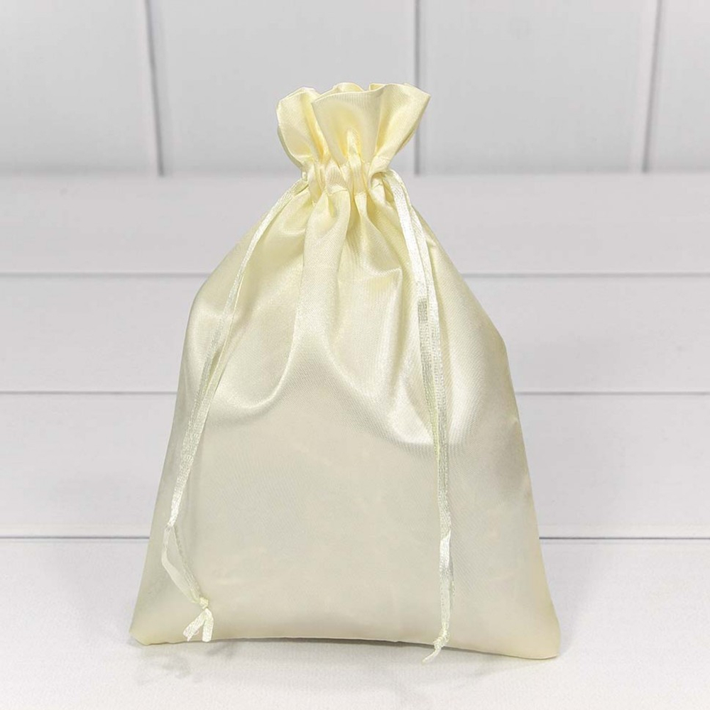 Мешочек 14х20см Атлас (Бежевый)