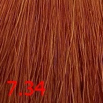 Крем-краска для волос Оттенок 7.34 Натуральный золотисто-медный блондин KEEN XXL Colour Cream Mittelblond Gold-Kupfer 100мл