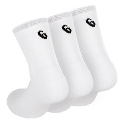 ASICS Quarter Sports Socks 3 Pack - White, Black