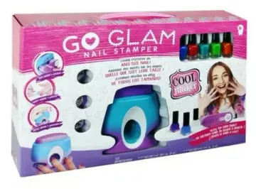 Большой Набор для маникюра " Go Glam " со штампами для ногтей