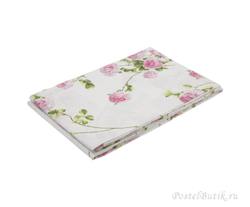 Постельное белье 2 спальное евро макси Mirabello Scented Rose белое