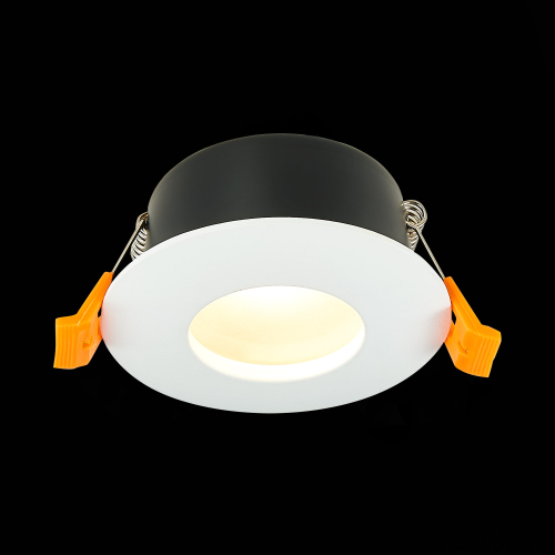 ST213.508.01 Св-к встр. Белый GU10 1*50W  IP44 D84xH50 220V Без ламп