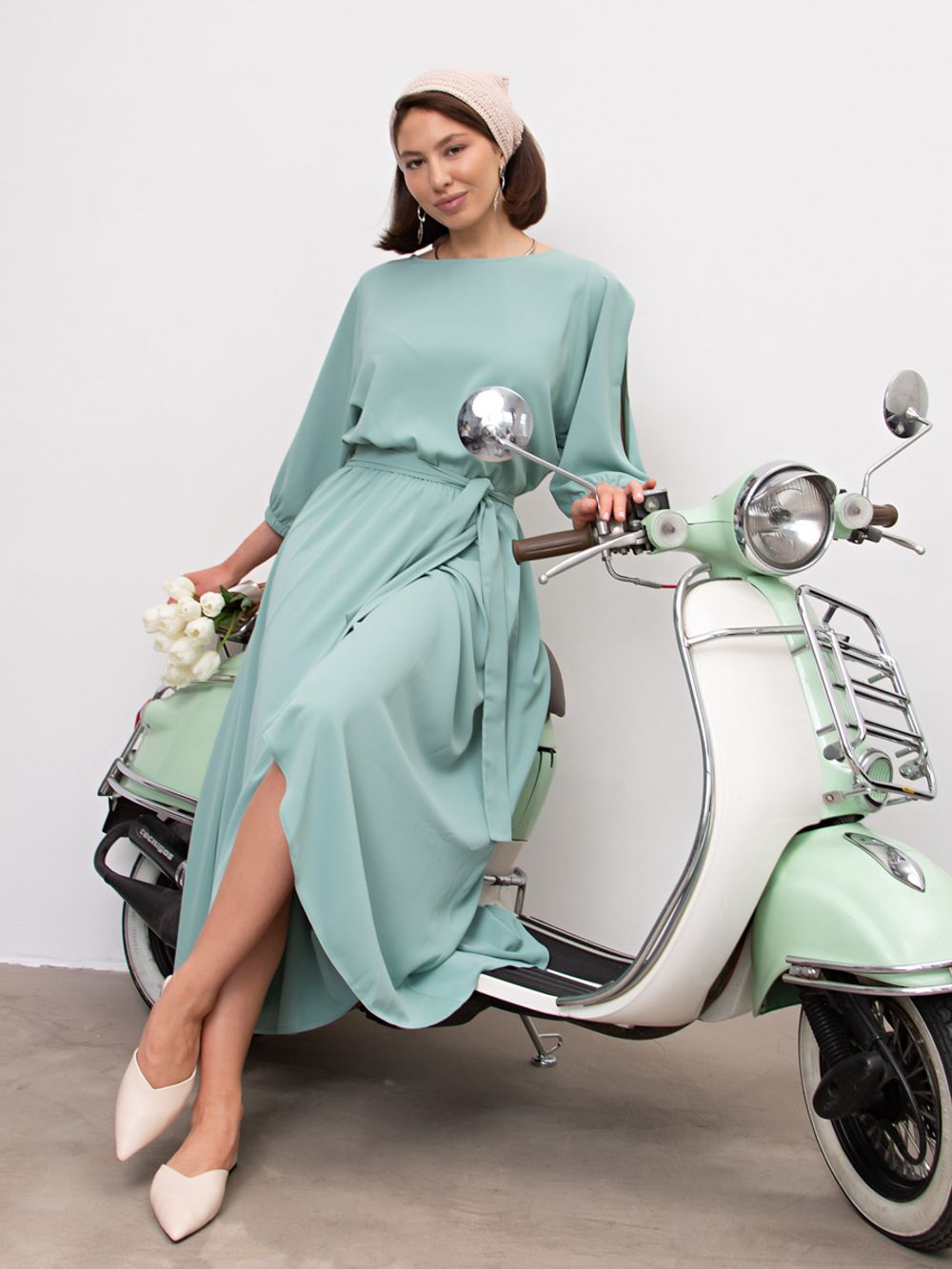 Платье Танго вдвоем (оливка) П15200-1М LT Collection