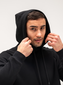 Костюм мужской спортивный теплый. Черный