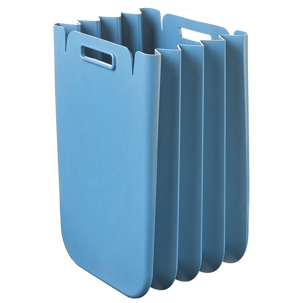 Корзина для белья складная eco packly, голубая
