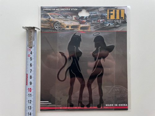 Наклейка (Девчонки) на автомобиль, стикер на стекло (1 шт.)