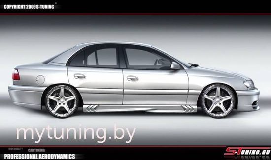 Накладки на пороги Opel Omega