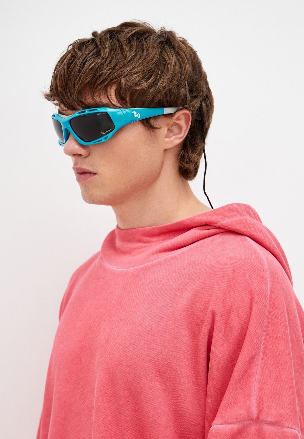 Спортивные очки 720armour Stingray / Glossy Cerulean Blue / Polarized Smoke Lens