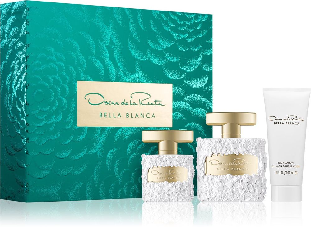 Oscar de la Renta eau de parfum 50 мл + Eau de parfum 30 мл + лосьон для тела 100 мл Bella Blanca