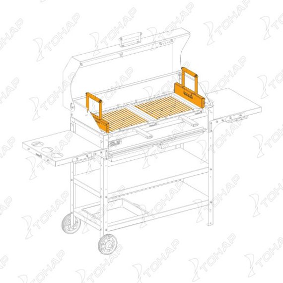 Угольный лифт SMART 800 мм (HS-GS-CL-804) Helios