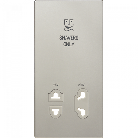 JUNG LS 990 Edelstal Накладка бритвенной розетки, арт.SOES7522PL