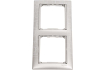 Рамка 2 поста алюминий модерн Valena Classic LEGRAND
