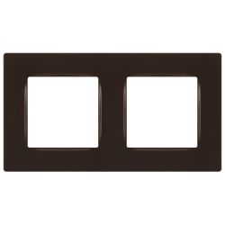 Рамка для розеток и выключателей ЭРА Серия 12 12-5202-13 на 2 поста, Классик, бронза
