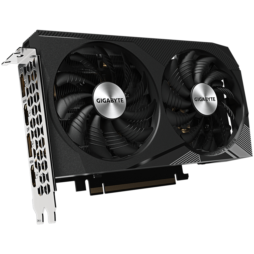 GIGABYTE Video Card NVidia GeForce RTX 3060 WINDFORCE 12G, GDDR6 12GB/192bit, PCI-E 4.0, 7680x4320 550W DisplayPort 1.4a *2 HDMI 2.1 *2