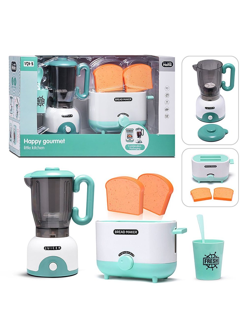 Игрушечный Набор бытовой техники Блендер, тостер (A2101-2)