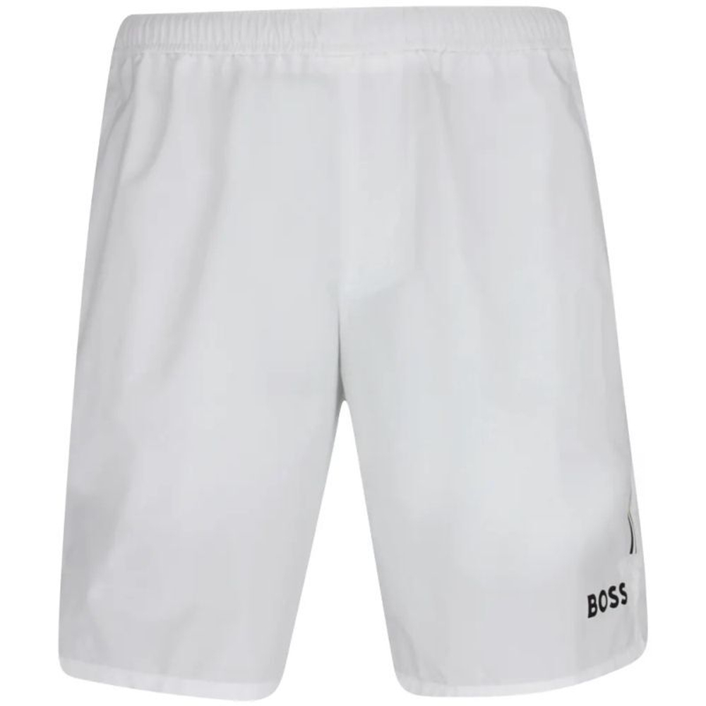 Теннисные шорты BOSS Score TOC 9 inch Active Tennis With Four-Way Stretch - White
