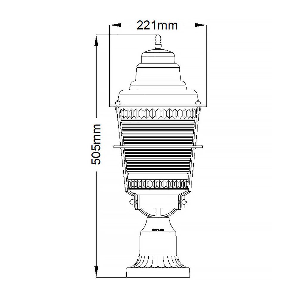 Фонарь-пьедестал Kichler QN-CHANCE-HARBOR3 Kichler