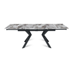 Стол раскладной Bridge (160+40+40), керамика глянцевая Pandora