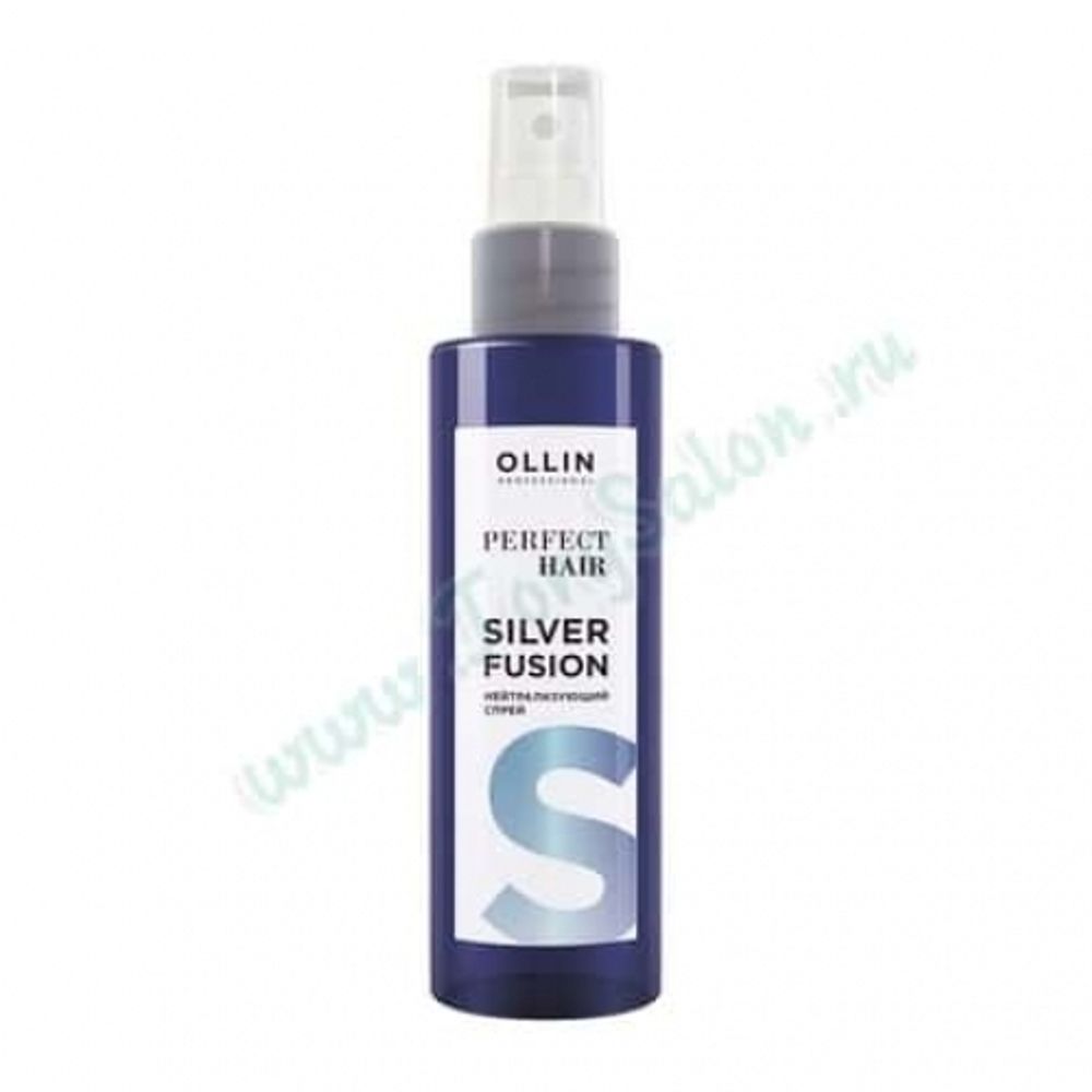 Нейтрализующий спрей для волос «Perfect Hair Silver Fusion», Ollin, 120 мл.