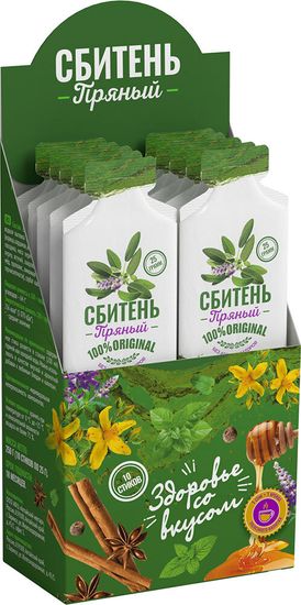 Сбитень медовый "ПРЯНЫЙ" , саше, 25гр, по 10 шт в уп