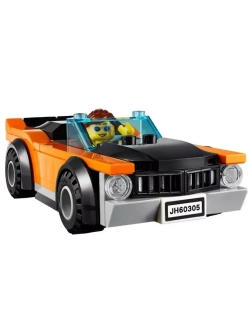 Конструктор Сити Автовоз с кабриолетом 354 детали 60067