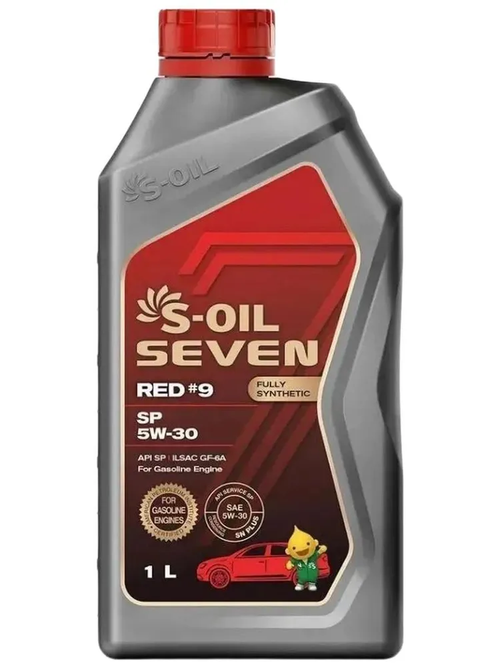Моторное масло S-Oil Seven Red #9 5W-30 SP, синтетическое, 1 л