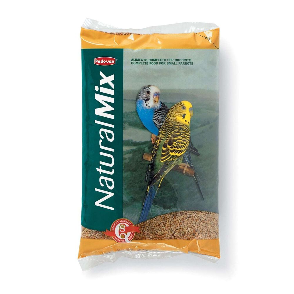 Корм Padovan NATURALMIX cocorite основной для волнистых попугаев 1 кг