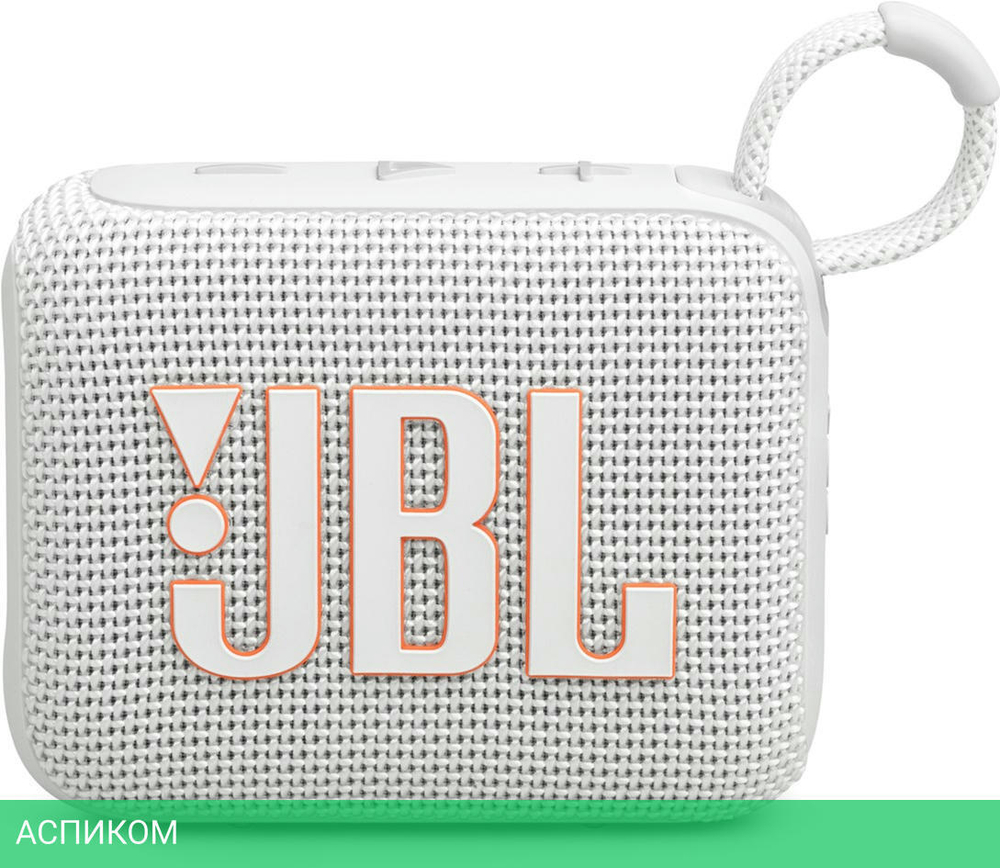 Беспроводная колонка JBL Go 4 White (JBLGO4WHT)