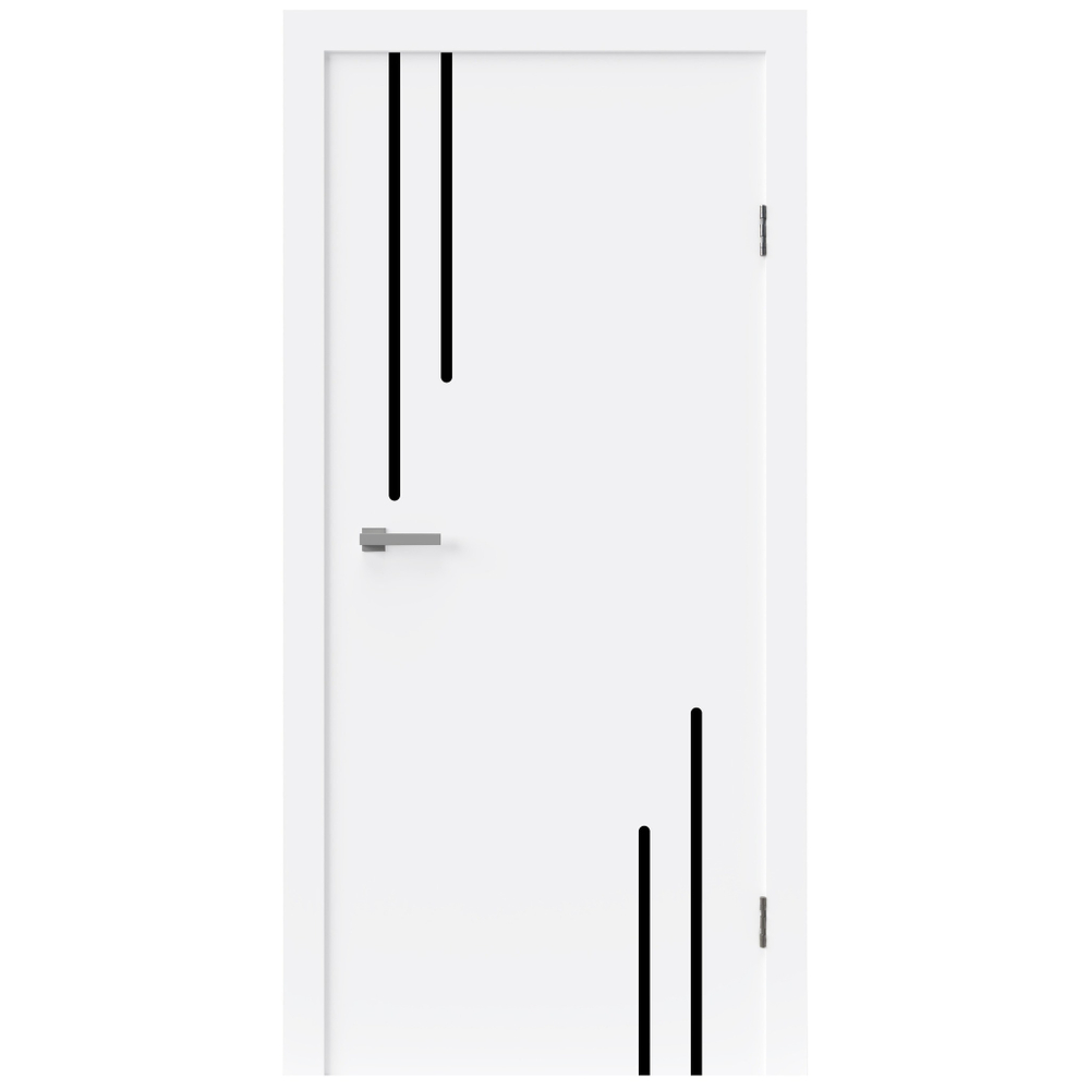 Межкомнатная дверь LUX ДГ гладкая с молдингом