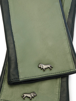 Перчатки п/ш LB-0641, оливковый/темно-зеленый