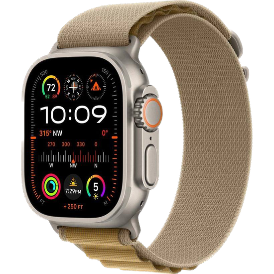 Умные часы Apple Watch Ultra 2 49 мм Natural Titanium Alpine Loop Tan