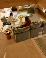 Приставной столик Olir из коричневой стали и закаленного стекла, 48 x 46,8 см