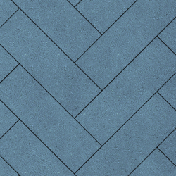 Тротуарная плитка ПРЯМОУГОЛЬНИК 600х200 мм - Гранит Синий