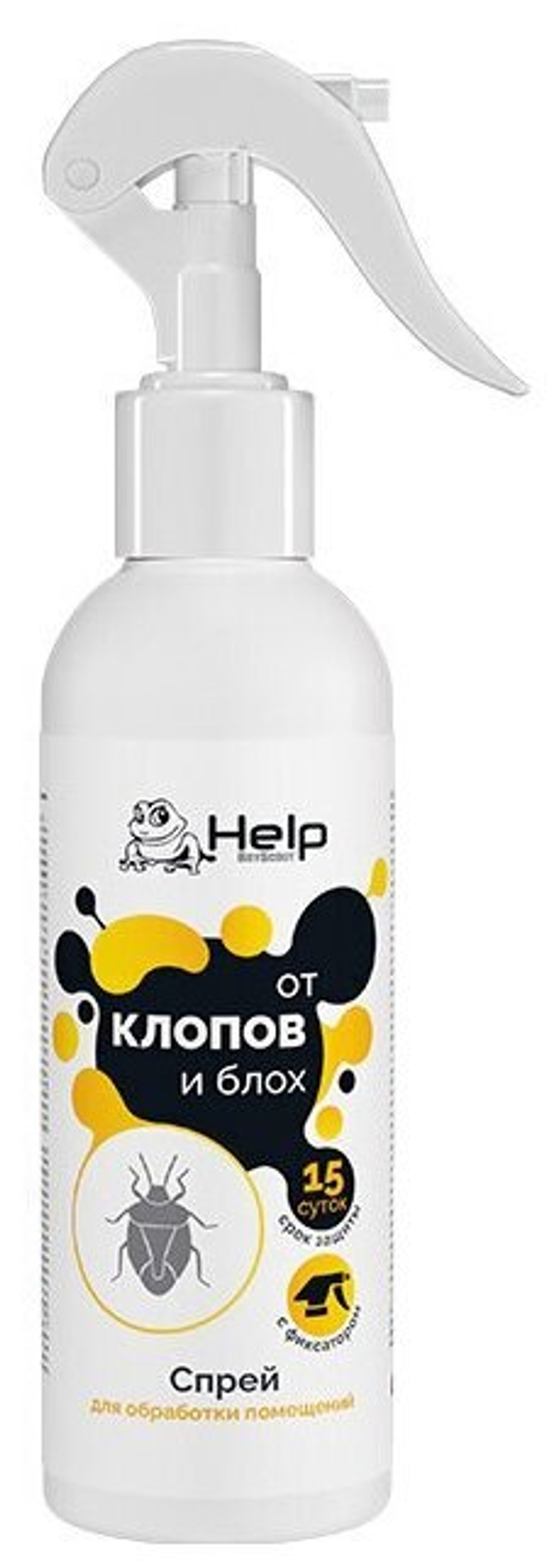 СПРЕЙ HELP ОТ КЛОПОВ И БЛОХ ИНСЕКТИЦИДНЫЙ 200МЛ 80224