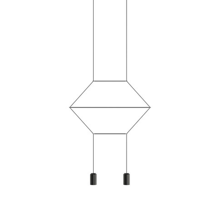 Pendant design lamp  Wireflow 0320 2D by Vibia