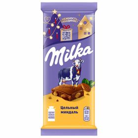 Милка с цельным миндалём, 80г