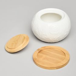 САХАРНИЦА LEFARD "MEADOW" С ДЕР. КРЫШКОЙ НА ДЕР. ПОДСТАВКЕ 12*9,5 СМ 450 МЛ