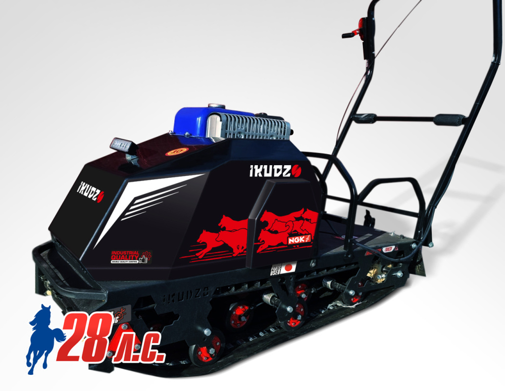 Мотобуксировщик IKUDZO 2.0 LONG 1700/500 ESR28