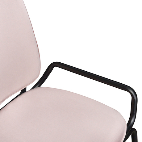 Стул Latitude Ror Double Frame черный/розовый