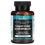 Futurebiotics, Longest Living Acidophilus +, 100 вегетарианских капсул