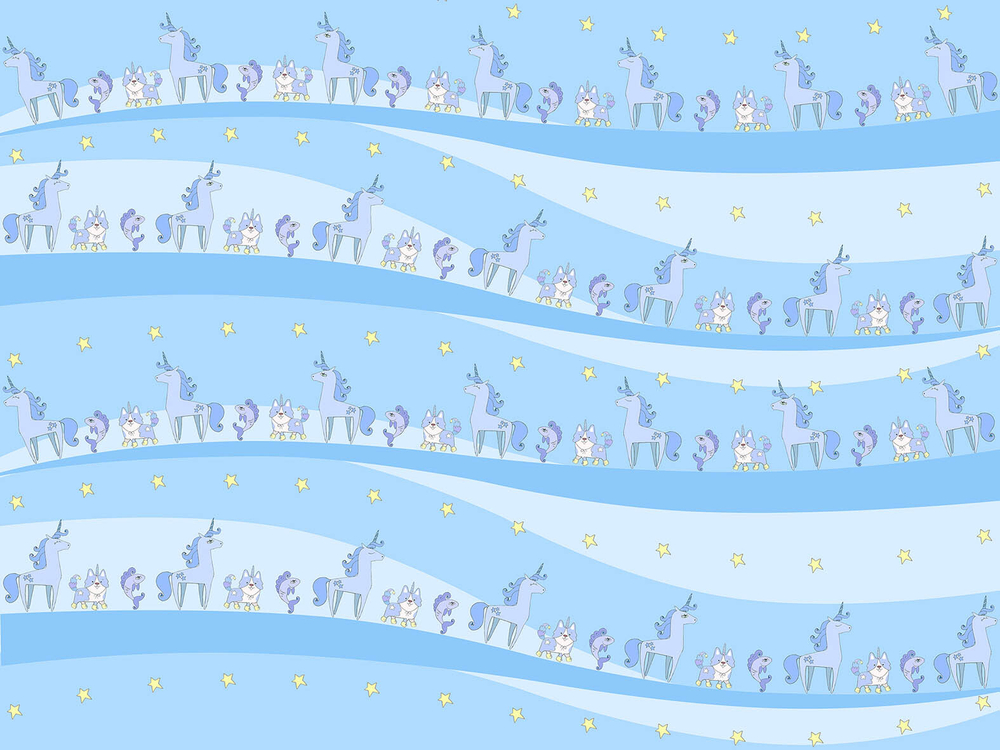 Дизайнерские обои Wall Street Unicorn Valley