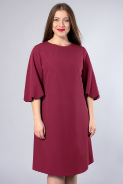 Платье женское 2776ЛП, вишневый #175Виш052776ЛП
