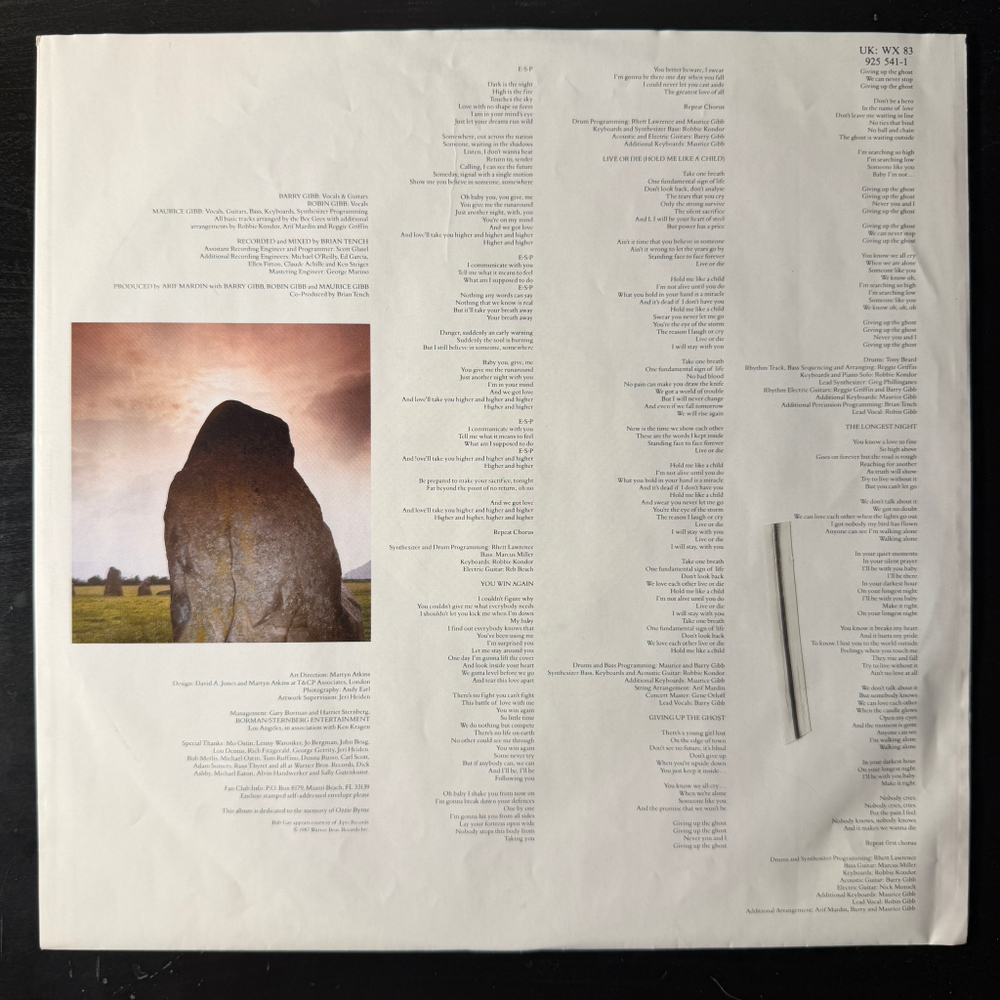 Bee Gees - E S P (Германия 1987г.)