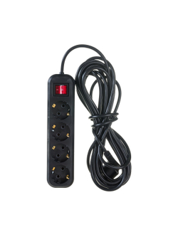 Бытовой удлинитель Gigant с заземлением ПВС 3x0,75 4 гнезда 7м 80095