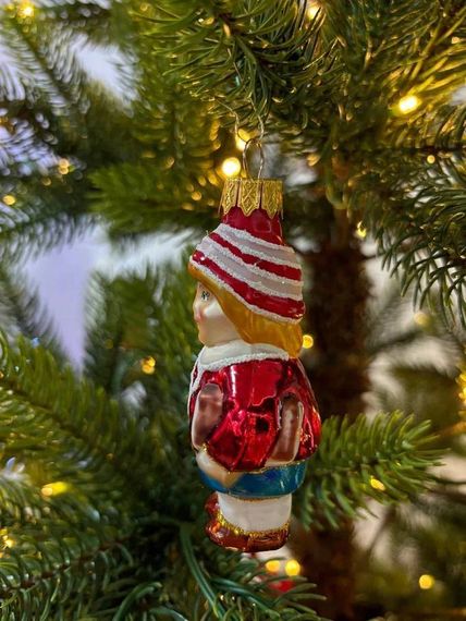 Формовая игрушка Буратино 9.5 см., стекло, Витус (А448)