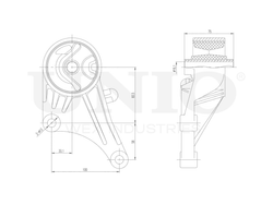 Опора двигателя передняя UNIO RMP-15131