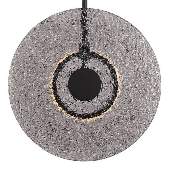 SL6142.413.01 Светильник подвесной ST-Luce черный/дымчатый LED 1*8W 4000K ALUMNO